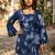 Women printed flared sleeves indie prints kurta