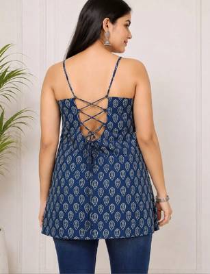 Women ethnic motifs printed indie prints kurta 2