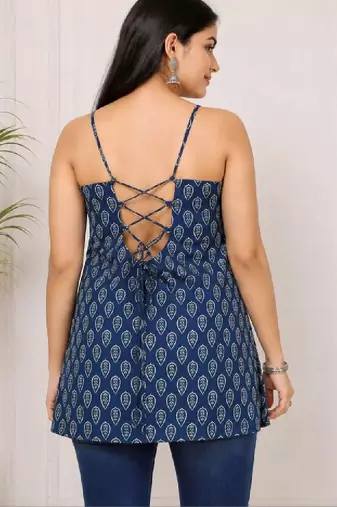 Women ethnic motifs printed indie prints kurta