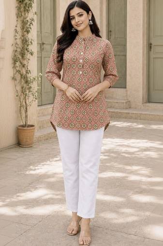 Women floral printed kurta