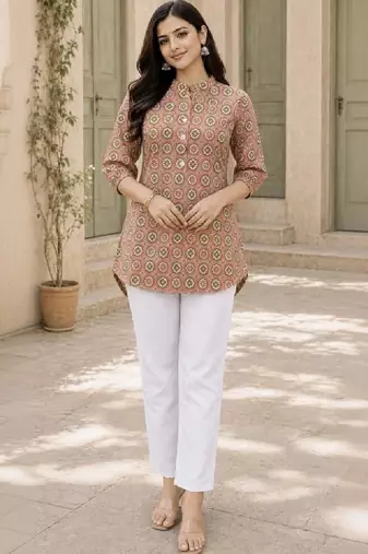 Women floral printed kurta