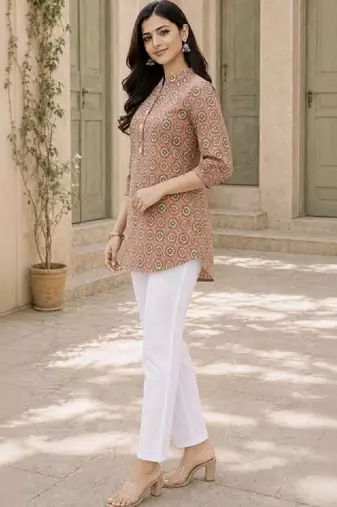 Women floral printed kurta