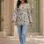 Women ethnic motifs printed flared sleeves indie prints kurta