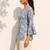 Women floral printed flared sleeves floral kurta