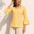 Women floral printed flared sleeves floral kurta