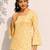 Women floral printed flared sleeves floral kurta