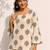 Women floral printed flared sleeves floral kurta