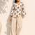 Women floral printed flared sleeves indie florals kurta
