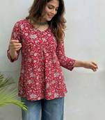 Women floral printed floral kurta