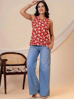 Women floral printed floral kurta 1