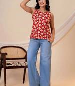 Women floral printed floral kurta