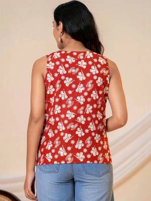 Women floral printed floral kurta 3