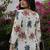 Women floral printed flared sleeves mirror work floral kurta