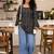 Women floral printed flared sleeves floral kurta