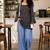 Women floral printed flared sleeves floral kurta