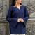 Women bell sleeves handloom kurta