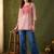 Women embroidered thread work kurta