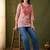 Women embroidered thread work kurta