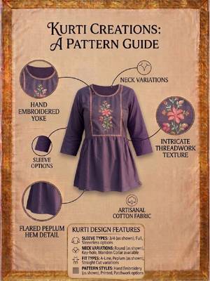 Women floral embroidered thread work floral anarkali kurta 4