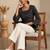 Women ethnic motifs printed bell sleeves kurta