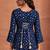 Women ethnic motifs printed flared sleeves kurta