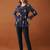 Women floral printed flared sleeves floral georgette kurta