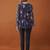Women floral printed flared sleeves floral georgette kurta