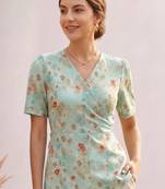 Women floral printed floral georgette kurta