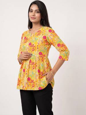 Women floral printed floral kurta 2