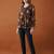 Women floral printed flared sleeves floral georgette kurta