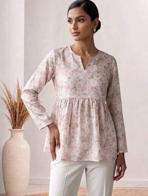 Women floral printed floral georgette kurta 1