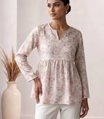 Women floral printed floral georgette kurta