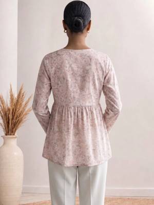 Women floral printed floral georgette kurta 3