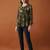 Women floral printed flared sleeves floral georgette kurta