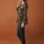 Women floral printed flared sleeves floral georgette kurta