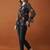Women floral printed flared sleeves floral georgette kurta