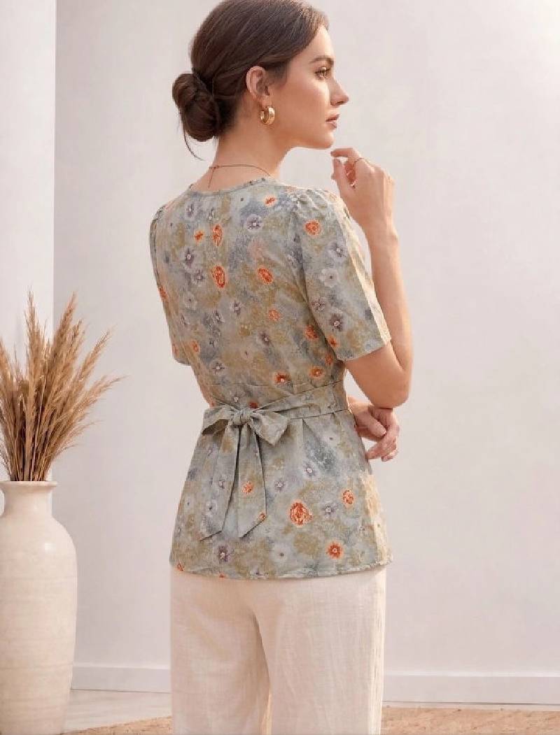 Women floral printed floral georgette kurta