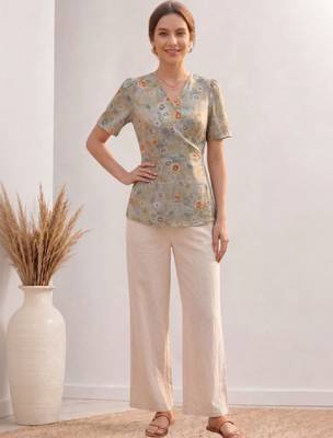 Women floral printed floral georgette kurta 3