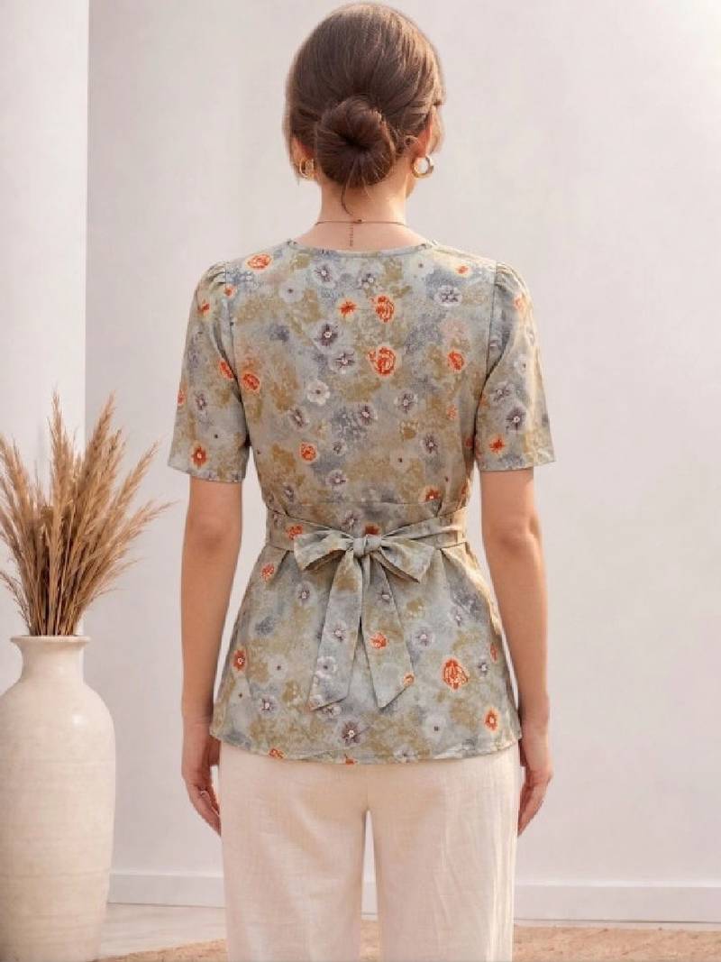 Women floral printed floral georgette kurta