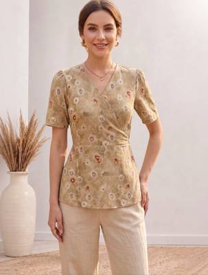 Women floral printed floral georgette kurta 1