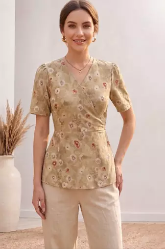 Women floral printed floral georgette kurta