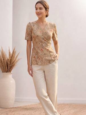 Women floral printed floral georgette kurta 3
