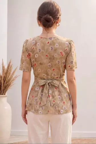 Women floral printed floral georgette kurta