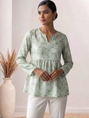 Women floral printed floral georgette kurta 1