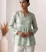 Women floral printed floral georgette kurta