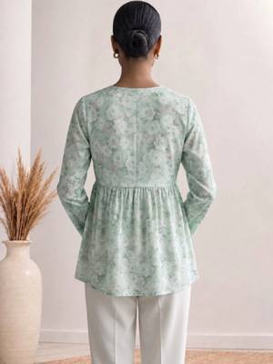 Women floral printed floral georgette kurta 2
