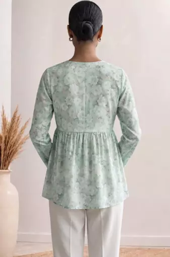 Women floral printed floral georgette kurta