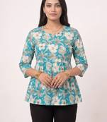 Women floral printed floral kurta