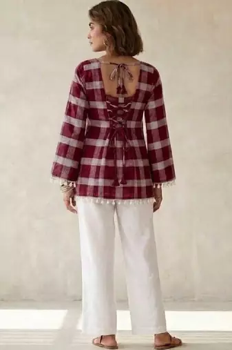 Women flared sleeves kurta