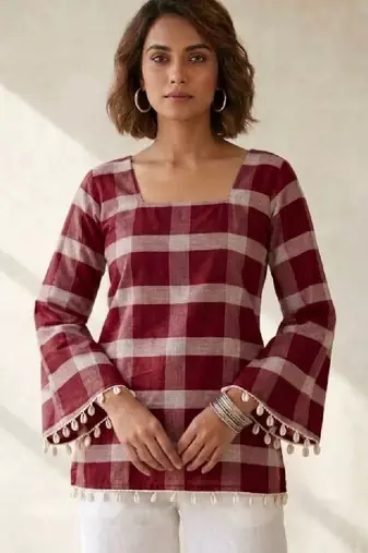 Women flared sleeves kurta